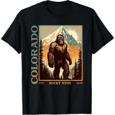 Colorado Berg Bigfoot Retro Vintage 80er Sasquatch T-Shirt