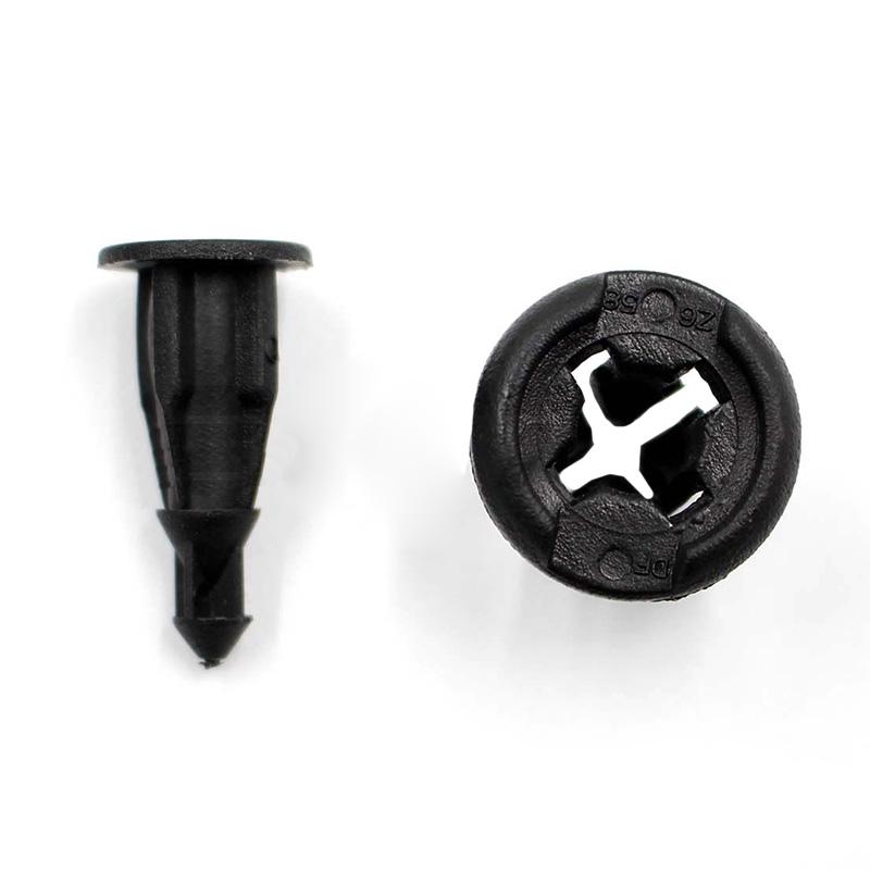 20 piezas de plástico para coche, remaches, guardabarros, parachoques, Clips de empuje para Nissan