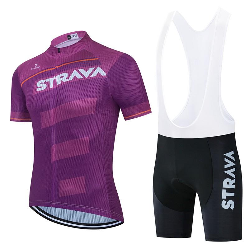 Men Women Cycling Jersey Set Short Sleeve Breathable Mountain Bike Apparel Riding Kit
