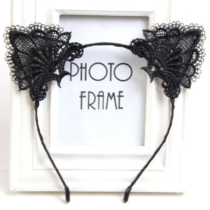 Set Lenjerie Milian Temptation: Mască de ochi din dantelă, Curea lanț de câine, Pălărie de poliție și Jucării amuzante pentru urechi