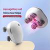 Mini Electric Waterproof Scalp Massager with Red Light Therapy for Relaxation and Hair Growth