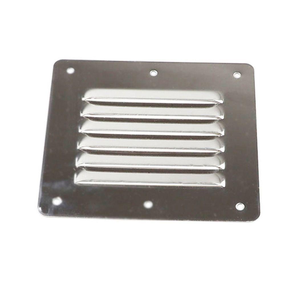 Silver Louvered Vent Cover Ventilation Covers Window Square Vents Flat Dryer Vent Cover  Tube