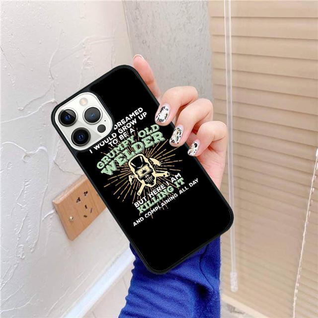 

Crazy Welder Saying phone Case Cover For iPhone 17 Air 16 15 14 Plus apple 16 11 12 13 Pro Ma coque iPhone 13