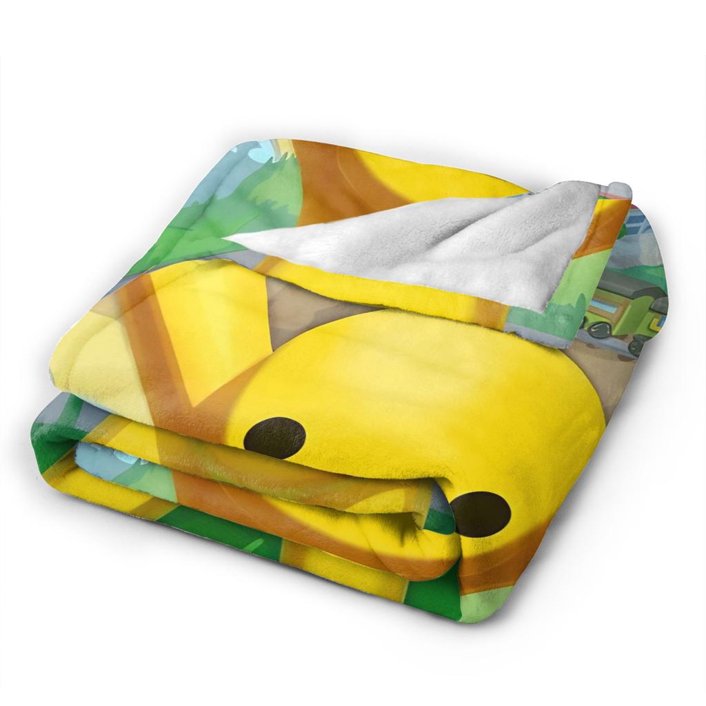 Wobbly Life Sandbox Game Blankets Quality Soft Warm  Bedding Throws Spring Camping Home Decor Graphic Bedspread