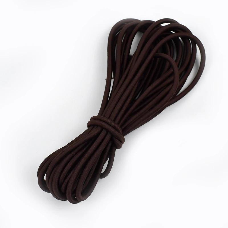 5/10/20M 4mm Cordoane Elastice Meetee pentru Haine Bandă de Păr Elastic de Cauciuc Bandă Arc Elastic Accesorii de Cusut DIY