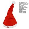 Electric Christmas Hat Plush Singing Dancing Santa Hat Funny Light Up Swing Velvet Hat