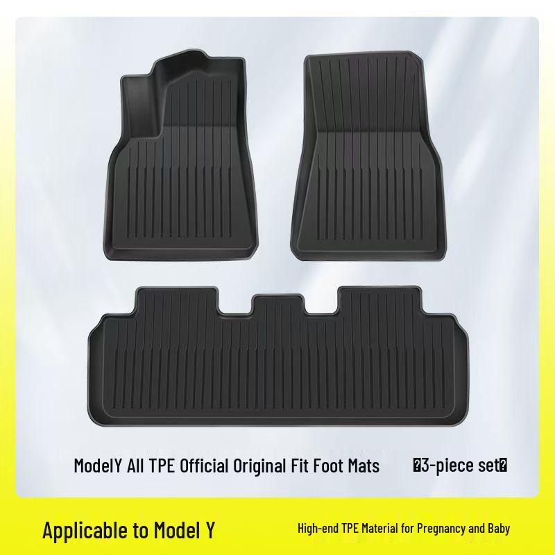 High-End TPE Floor Mats for Tesla Model Y/3 – Custom Car Accessories