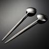 430 stainless steel Portuguese extended salad fork and spoon stirring spoon sanding hotel public spoon western tableware