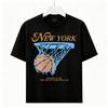 Vintage New York City Basketball Hoop Graphic Washed Cotton Short Sleeve T-Shirt