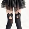 Trendy Harajuku Style Knees High Socks for Girls Casual Calf Long Socks With Bows Accents For Cute Outfit Coordination