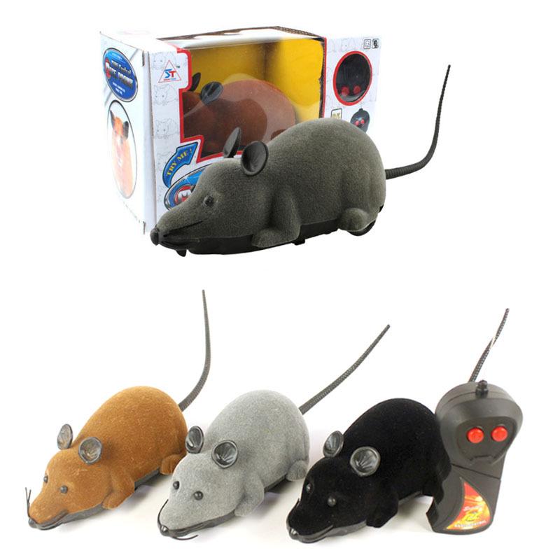 Novel Remote Control Mouse Cat Teaser Toy - Infrared Simulator Animal Electric Toy