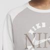 Nike Heritage T-Shirt Redux Round Neck Fashion Pullover Long Sleeve Kids tops University-Grey II3715-009