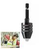 Mini Keyless Drill Chuck 0.3-8mm Self-Tighten Electric Drill Bits Collet Fixture Tools 1/4" Hex Shank Quick Change Converter