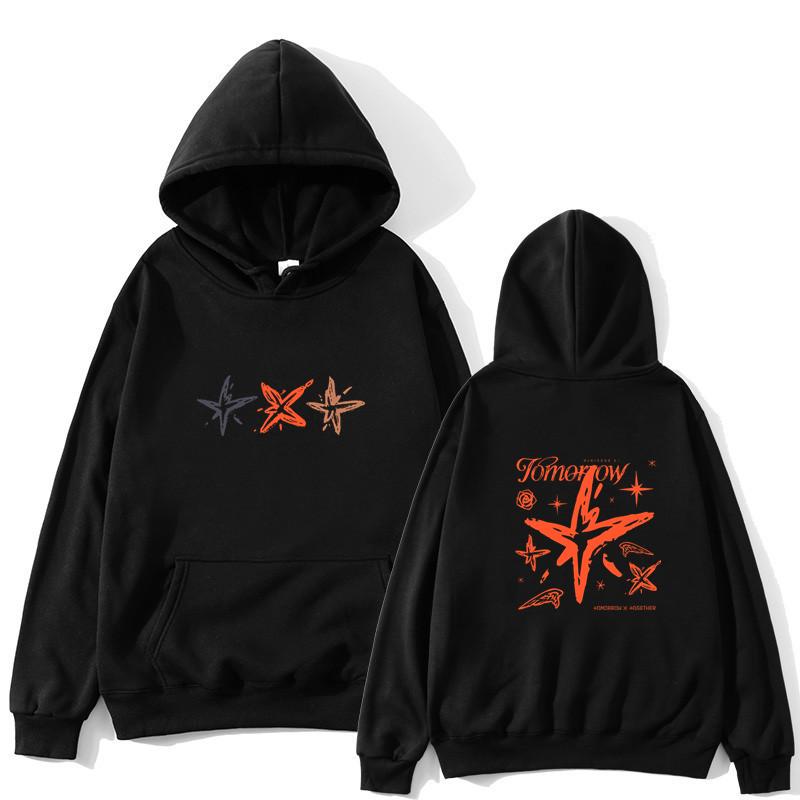 New Printhip-Hop Hoodie Men'S Fashionable Long Sleevsweatshirt Women'S Cool Casual Harajuku Street Wear Pullover Y2K