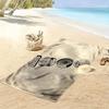 BBS Print Strandtuch, Großes Weiches Schnelltrocknendes Handtuch für Strand Camping Schwimmen