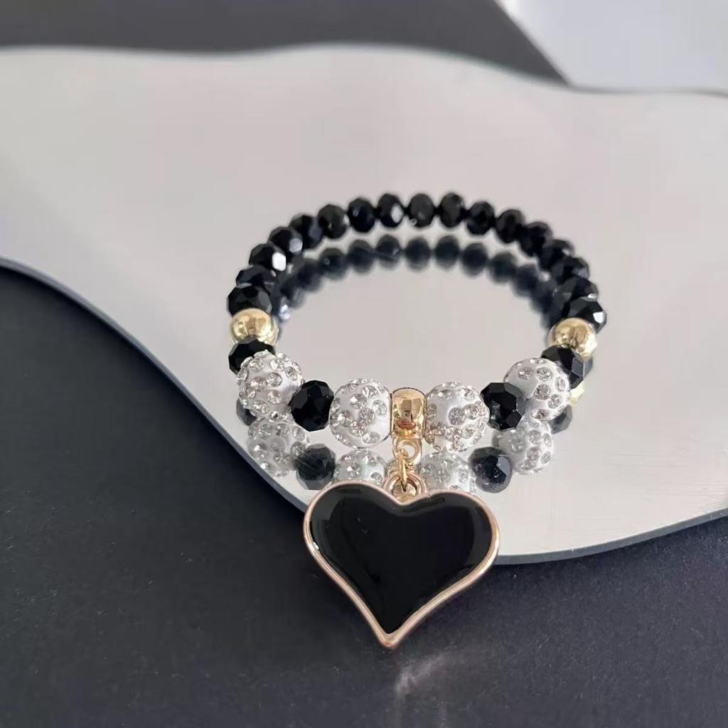 Luxury Love Gold Hotan Jade Lady Bracelet, Leaf Love Double Layer Girl Bracelet Jewelry Gifts