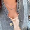 [Smile Rainbow Bridge] Dopamine Rainbow Bridge Smile Necklace Niche Design Delicate Temperament Clavicle Chain