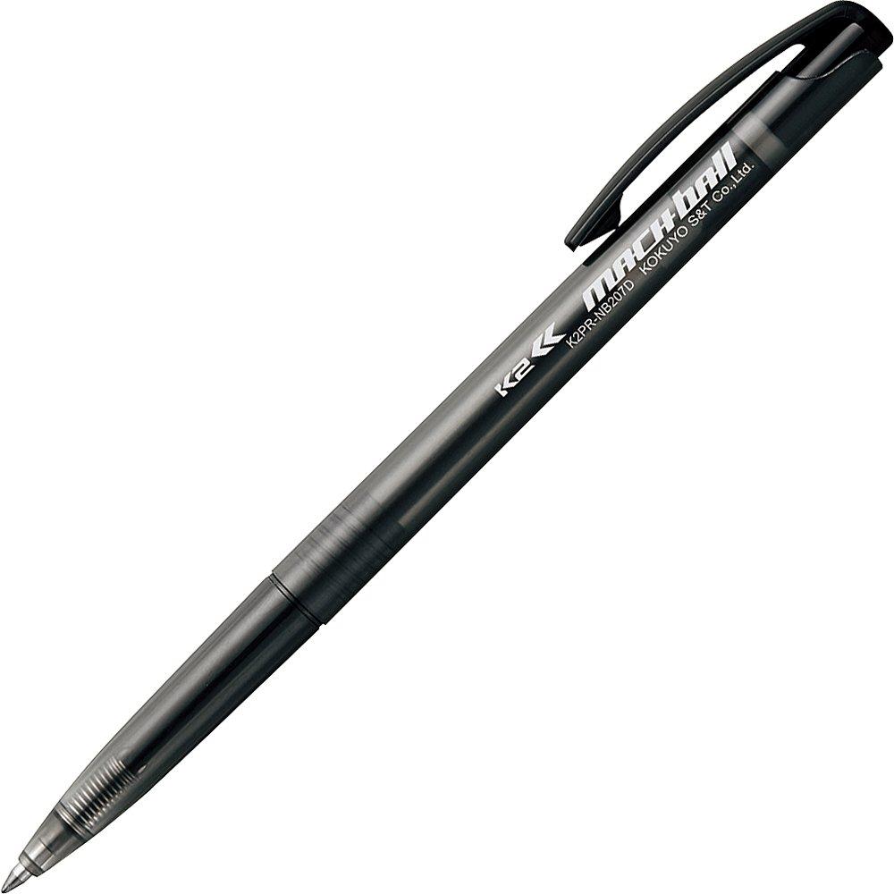 

KOKUYO Smooth Ballpoint Pen Mach Ball Knock Type 10 Pieces Black K2PR-NB207DX10