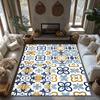 Vintage Persian Carpet Pattern Area Rug Non-Slip Doormat Floor Mat Home Decor Living Room Entrance Door Mat Indoor Outdoor Rugs
