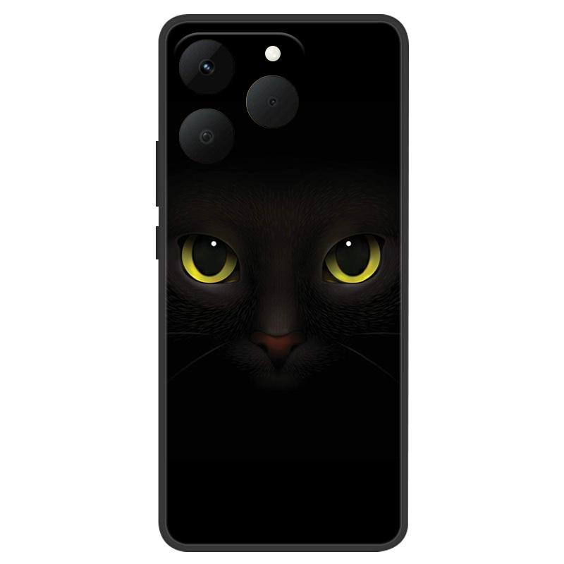 Per Custodia Realme 15T Realme15T 5G NUOVO TPU Silicone Antiurto Gatto Copri Telefono Per Realme 15 T 15t 2025 Funda Stampa Morbido Guscio