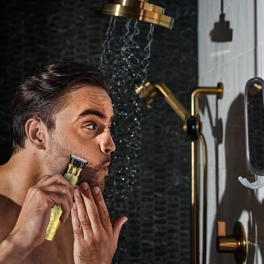 USB Cordless Hair Clippers Cordless Trimmers Kit Grooming Hair Cutting For Daily Maintenance Post-Shower Travel Camping Sports