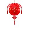 Lint/Gold Foil Spring Festival Red Lantern 3D Spring Festival Hanging Pendant  Party