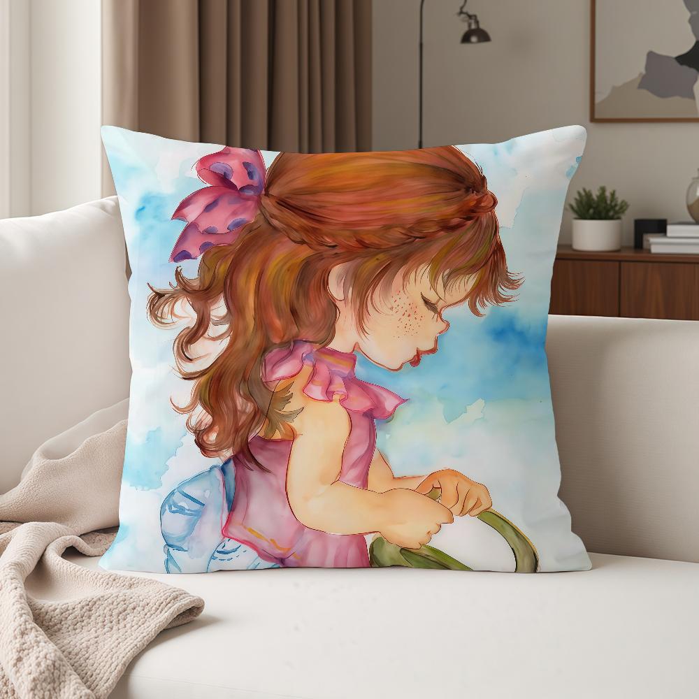Artist S-Sarah K-Kay Pillow Case Suitable For Bedrooms Living Rooms Cars Home Decoration