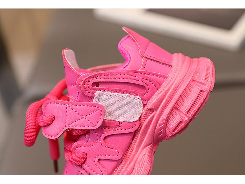 Spring New Girls' Sneakers: Trendy Children's Fashionable Dad Shoes for Students