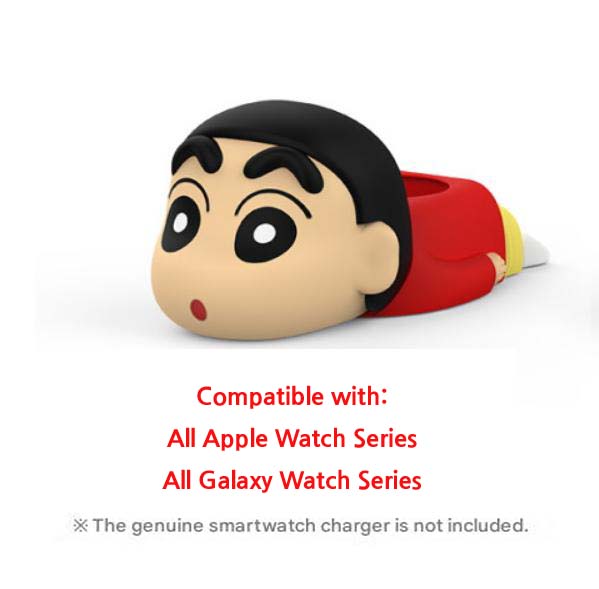 Crayon Shin-chan Official Figure Smart Watch Galaxy Watch Charging Stand silicone authentic