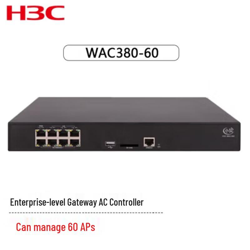 

H3C WAC380-60 Gigabit Enterprise Wireless AC Controller