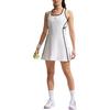Nike Court Advantage Solid Slim Fit Ribbed Sleeveless Dress Women Dresses IO0475-100