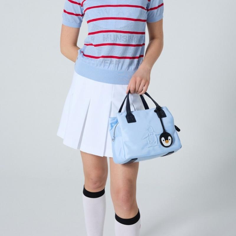 MunSingwear Women S eSSential Penguin Tote Bag Light Blue Mr122lbg11