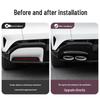 Xiaomi YU7 Rear Bumper Diffuser Decorative Frame & Fog Light Protective Trim
