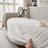 Chenille Full Coverage Slip Resistant Sofa Cover Cat Scratch Proof One Piece Throw Advanced Universal Protector