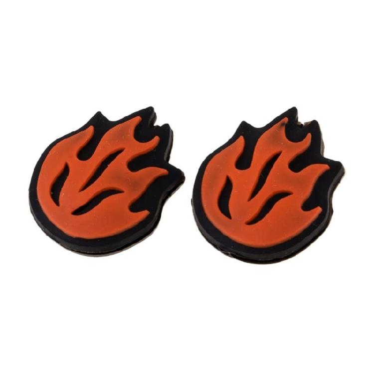 2Pcs Flame Shape Soft Silicone Racquet Shock Absorbers Tennis Racket Vibration Dampener Tennis Squash Shock Absorbers