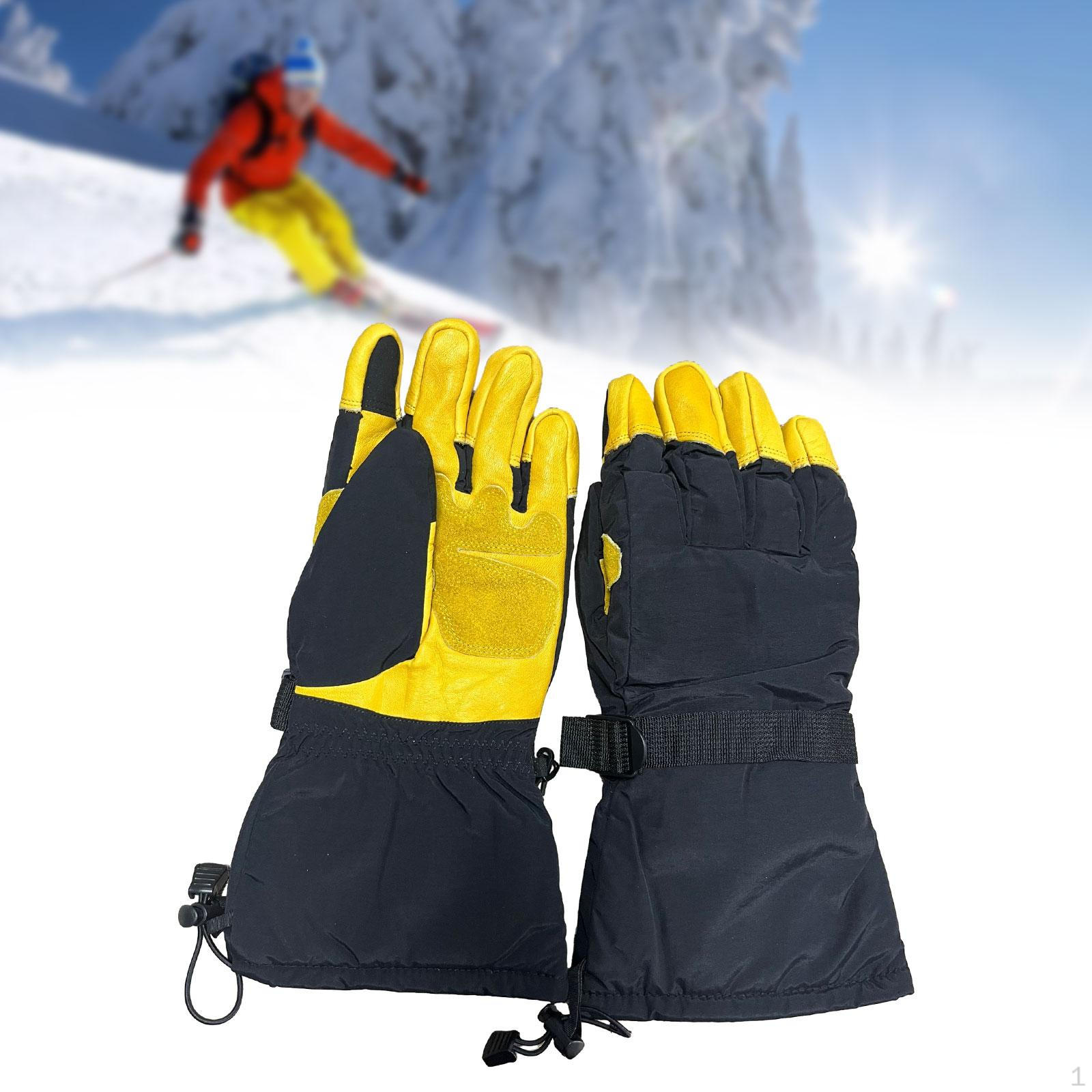 

1 пара зимних лыжных перчаток Snow Touch Scree, удобные водонепроницаемые теплые варежки для сноуборда 33.5cmx14cm