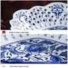 Jingdezhen Keramický modrobílý ovocný talíř