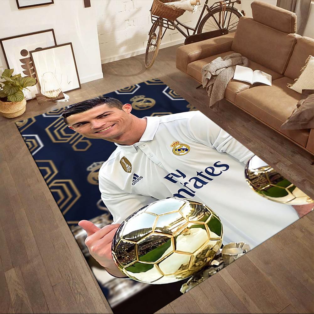 Cristiano Ronaldo 27 Floor Rug Office Rug Perfect for Dormitory Study Room Entryway Outdoor Anti-slip Rug Anime Office Decor