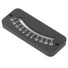 25 degrees  Glass Tube Inclinometer Clear Scale ABS Mini Angle Inclinometer for Horizontal Micro Angle Test