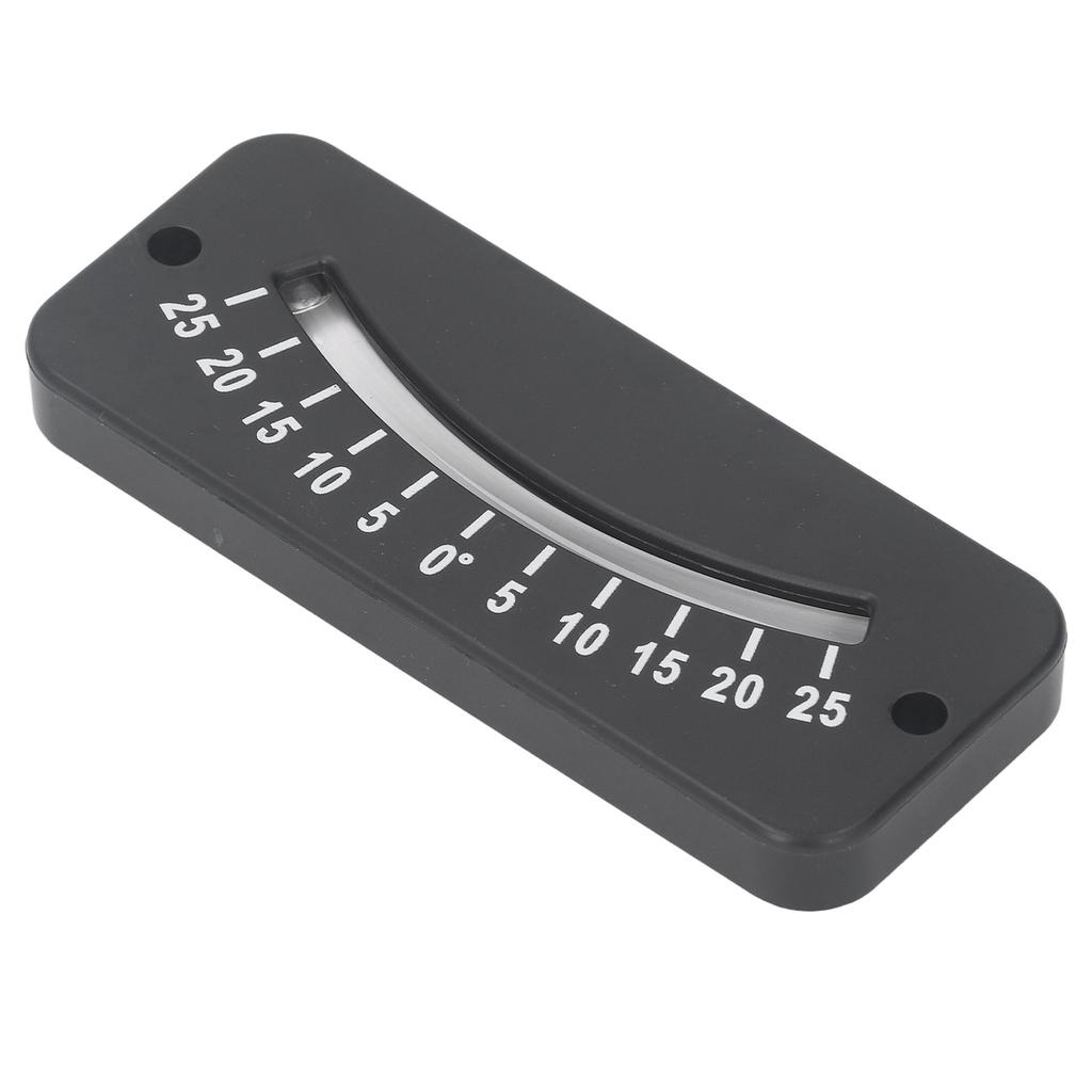 25 degrees  Glass Tube Inclinometer Clear Scale ABS Mini Angle Inclinometer for Horizontal Micro Angle Test