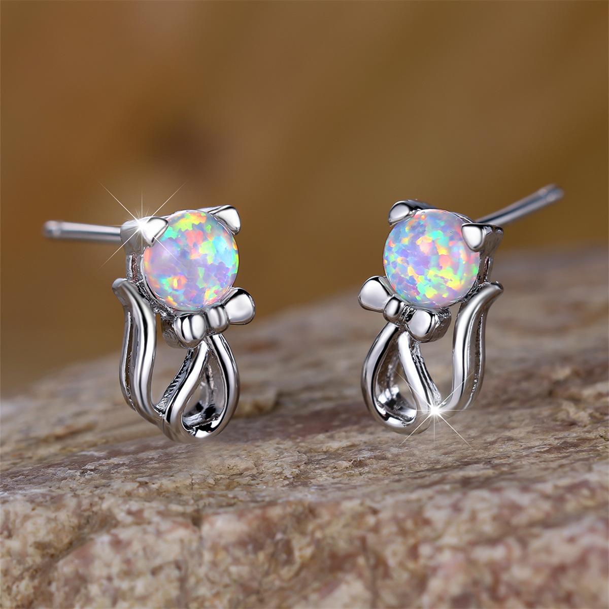

Fashionable Commuting Cute Cat Temperament Good Looking Earrings