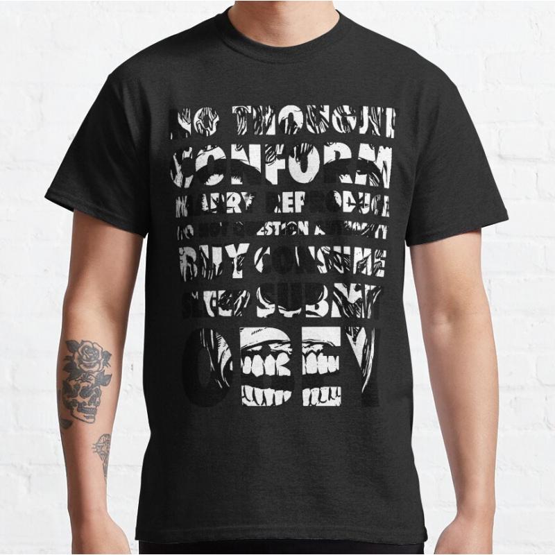 XIXI Fashion Retro Horrorfilm They Live Obey meme John carpenter vintage consume 80s Alien Grafische T-shirts grote maat Volwassen S-6XL L