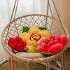 Large Rose Shaped Pillow Large Sofa Cushion Car Interior Cushion Plush Toys Wedding Party Supplies Flower Cushion Home Decor