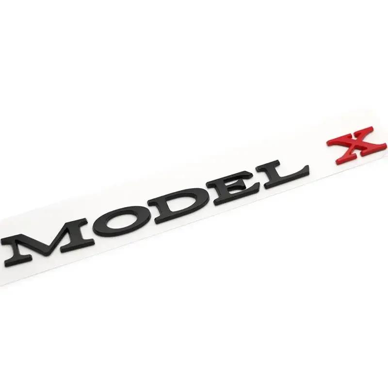 ABS Car Rear Sticker Letter Side Emblem Trunk Tail Badge for Tesla MODEL 3 MODEL S MODEL X Exterior Accessories