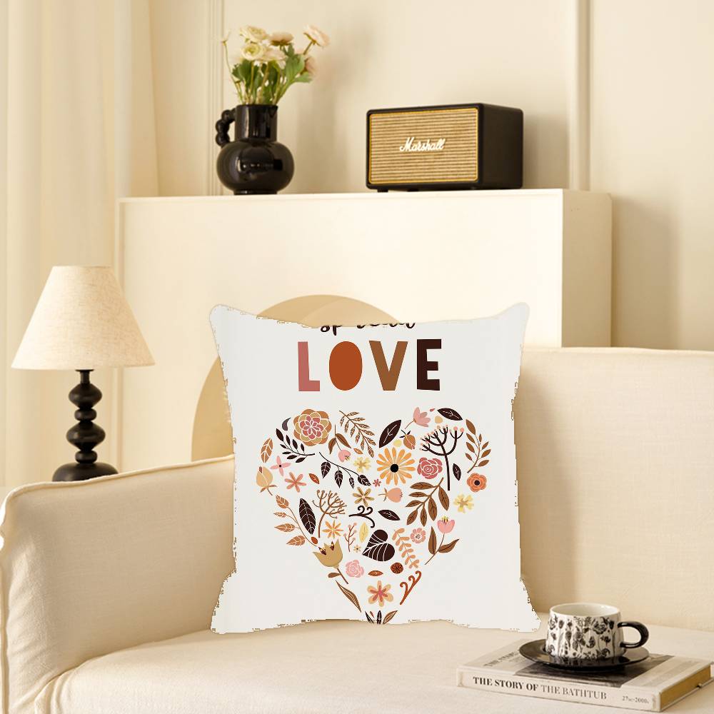 Powerful Love Hands Pillow Case Square Pillow Bedroom Sofa Leisure Comfort Cushion Car Home Decoration