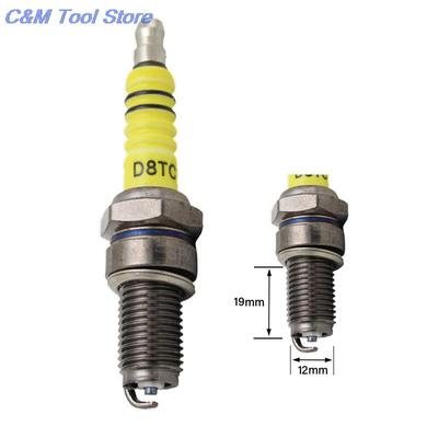 Motocycle A7TC/D8TC Spark Plug for Dirt Bike Moped GY6125CC Scooter Modification