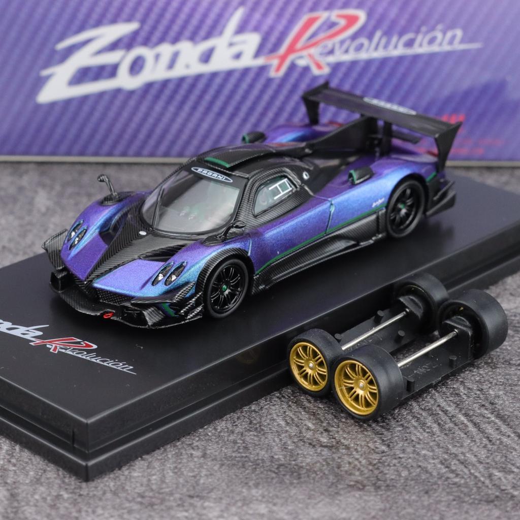 CM 1:64 Pagani Zonda Revolution REV Alloy Car Diecasts & Toy Vehicles Car Model Miniature Scale Model Car For Children