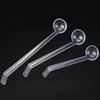 5Pcs Clear Plastic Long Handle Mini Ladles For Sauces Dressings Soup Large Capacity Party Catering Supplies