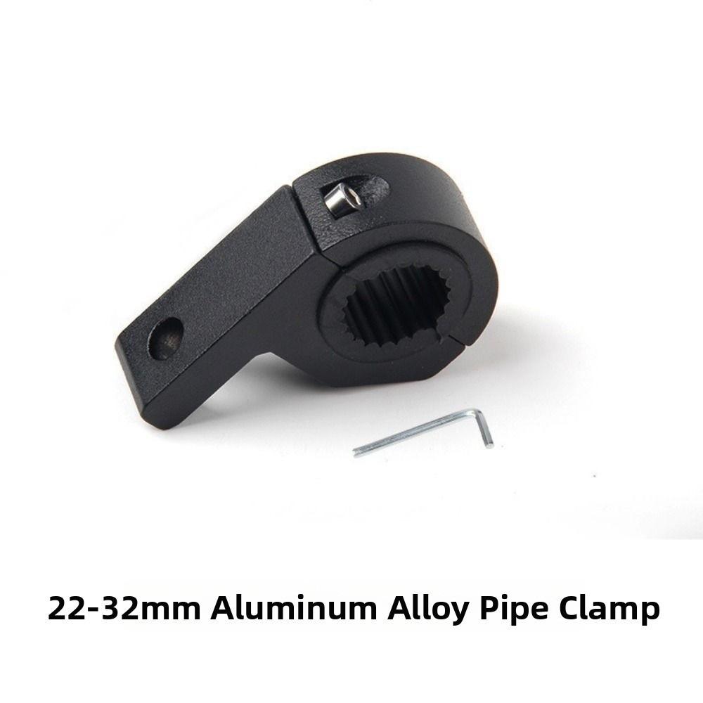 Universal Tube Clamp Kit Black LED Light Bracket 22-32mm Pipe Clamp For Truck Auto ATV 1pc