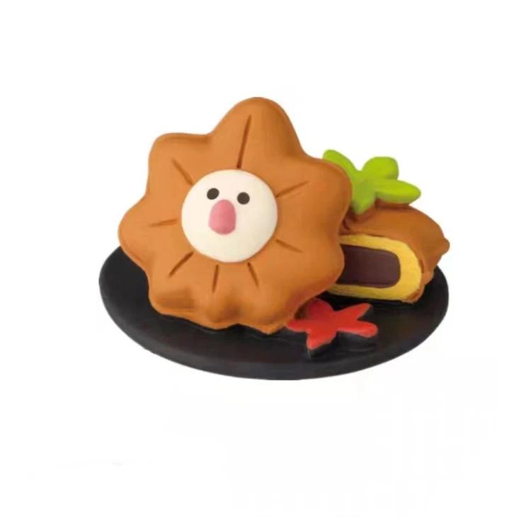 1pc Japanese Cat Ornaments Mid-Autumn Festival Tidy Toy Gifts Grocery Moon Cake Decoration Resin INS Doll Handicraft Ornaments